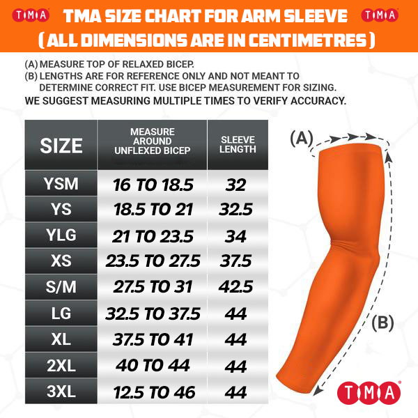 Unisex Basketball Compression Sleeves Orange Anglicans Grammar School